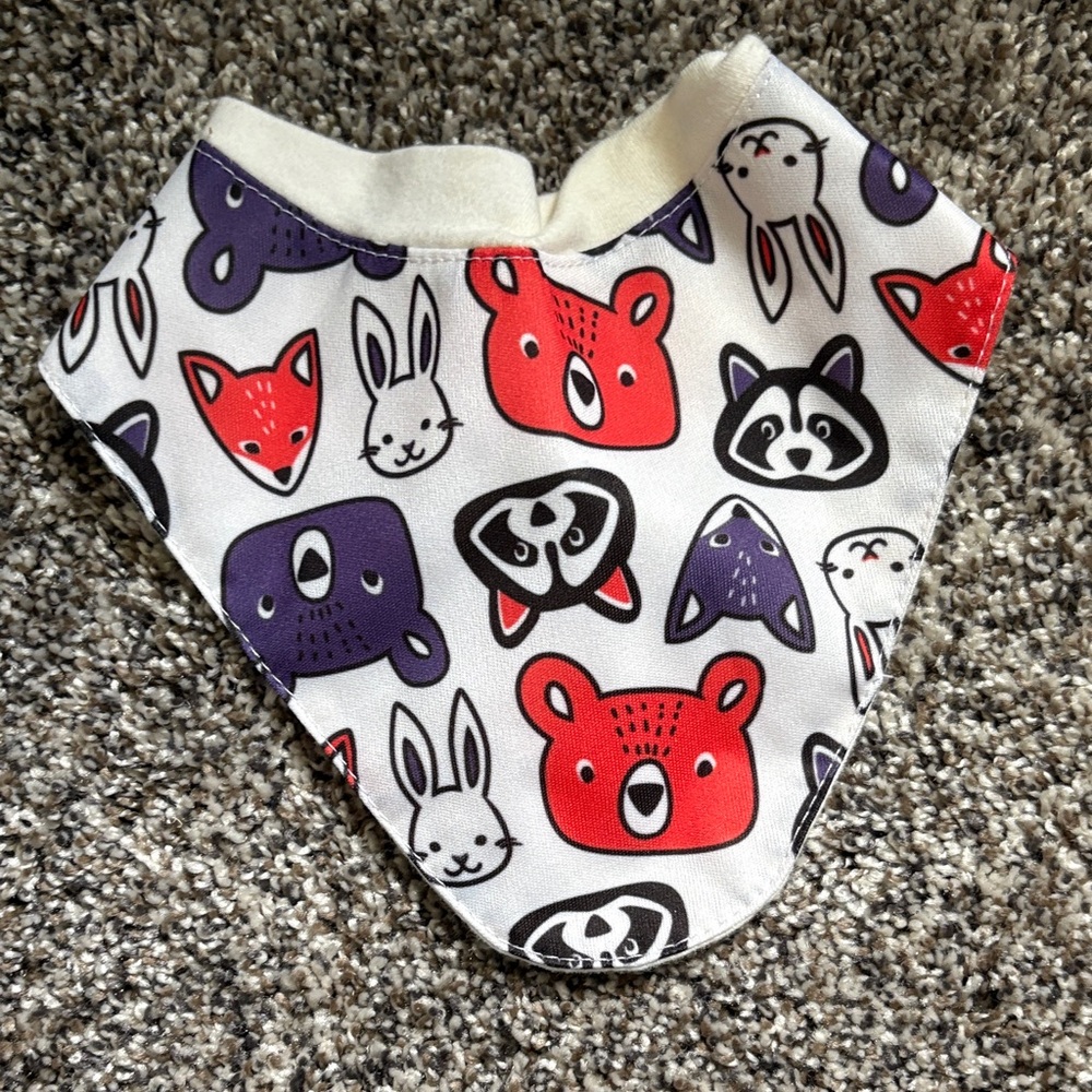 Bumgenius Animal Print Bandana bib